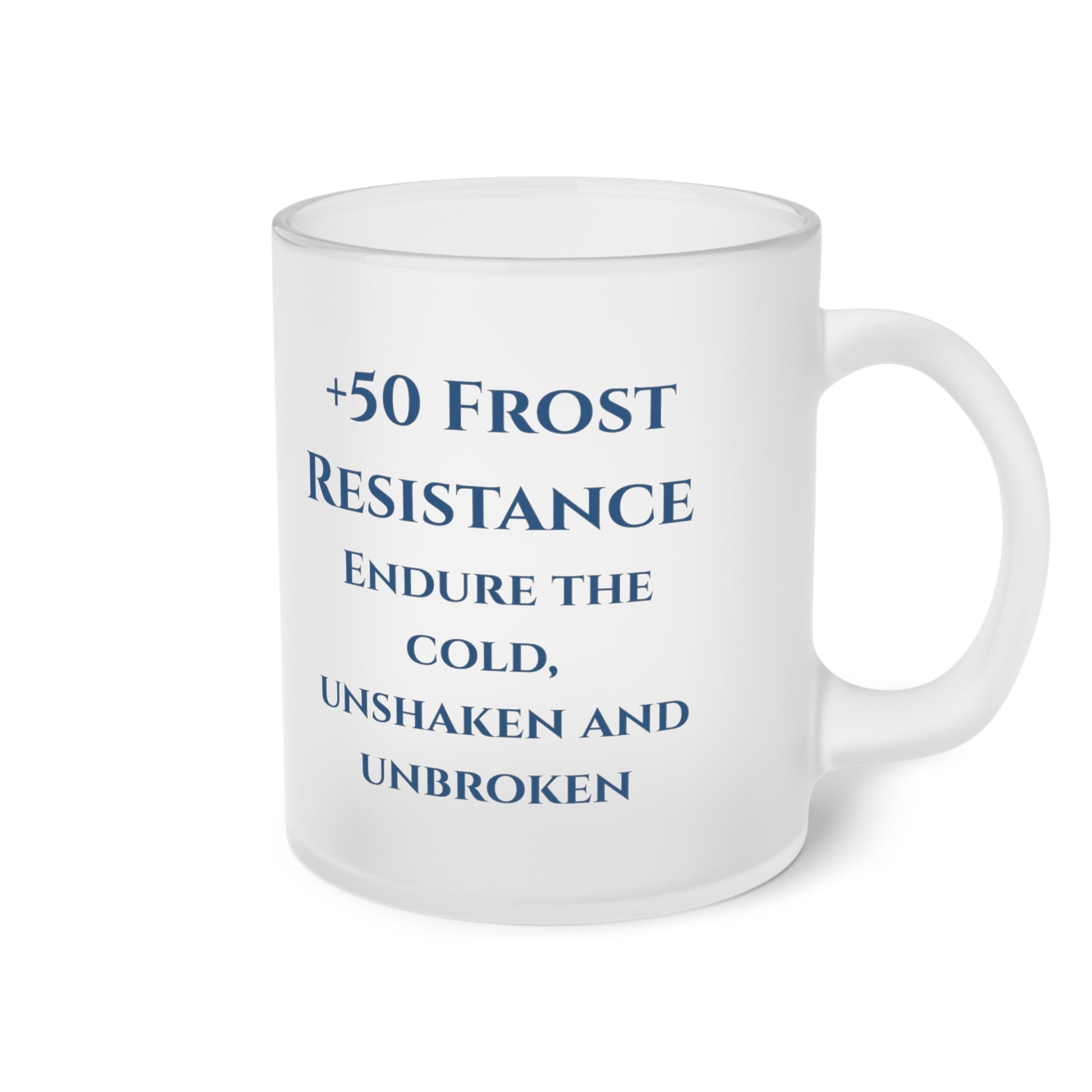 Frosted Glass Frost Potion Tasse