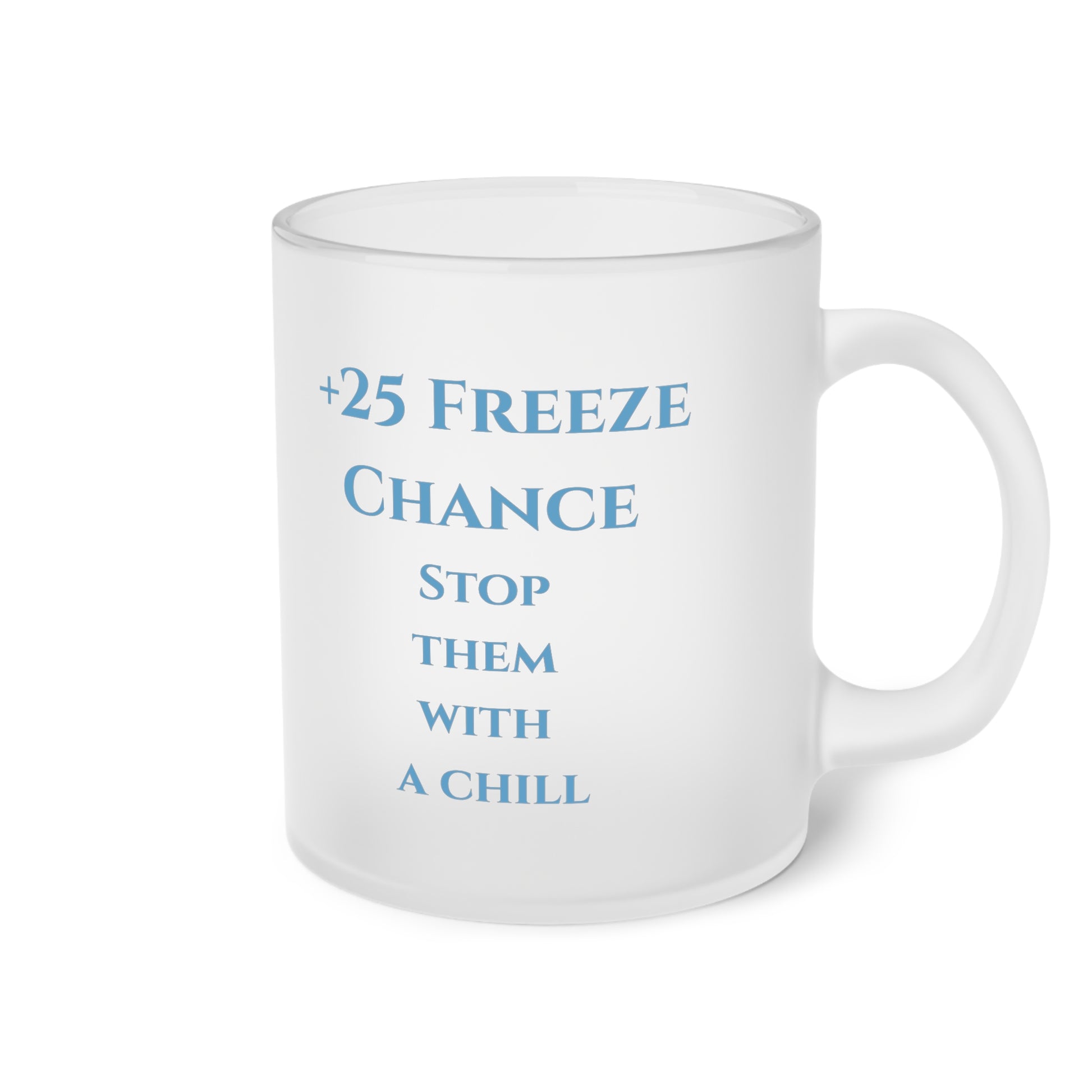 Frosted Glass Ice Potion Tasse