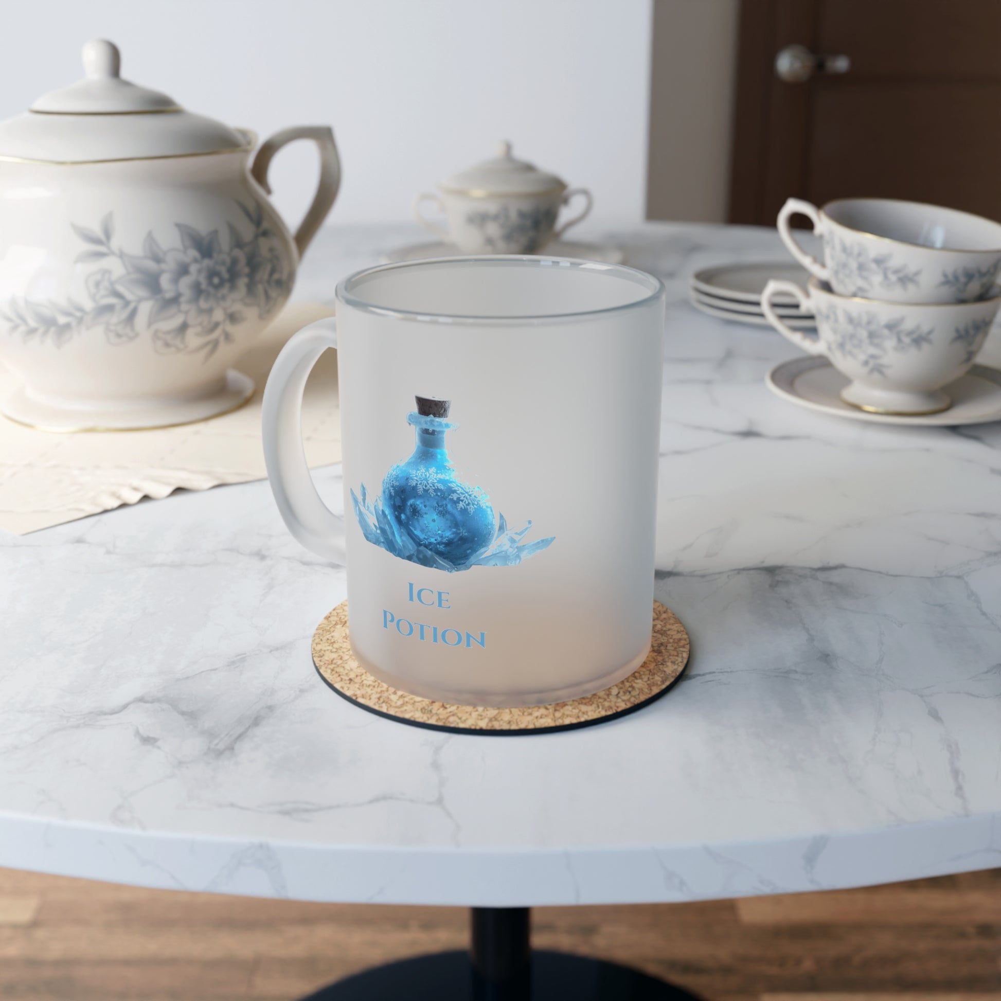 Frosted Glass Ice Potion Tasse