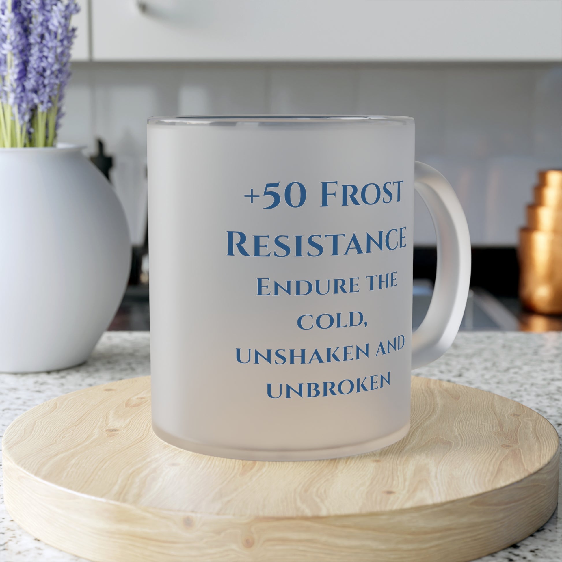 Frosted Glass Frost Potion Tasse